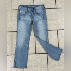American Eagle Outfitters Light Blue Ankle Jeans, Capris
